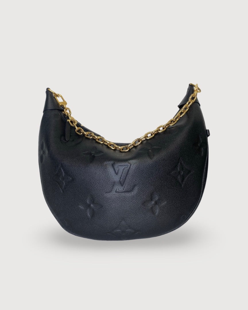 Black Louis Vuitton Loop Hobo, OS