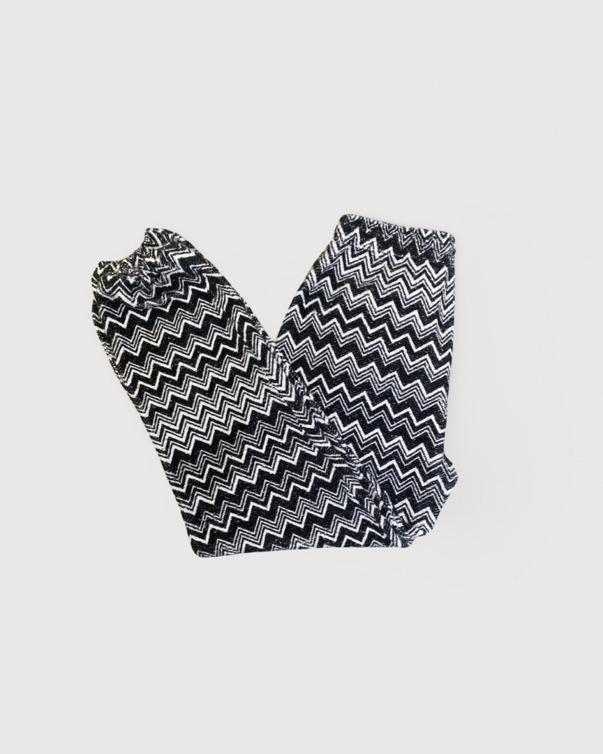 Missoni Zig Zag Joggers Black/ White M