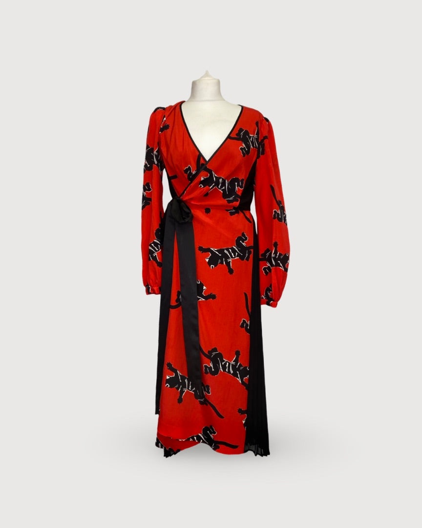 Diane Von Furstenberg Dress Red S