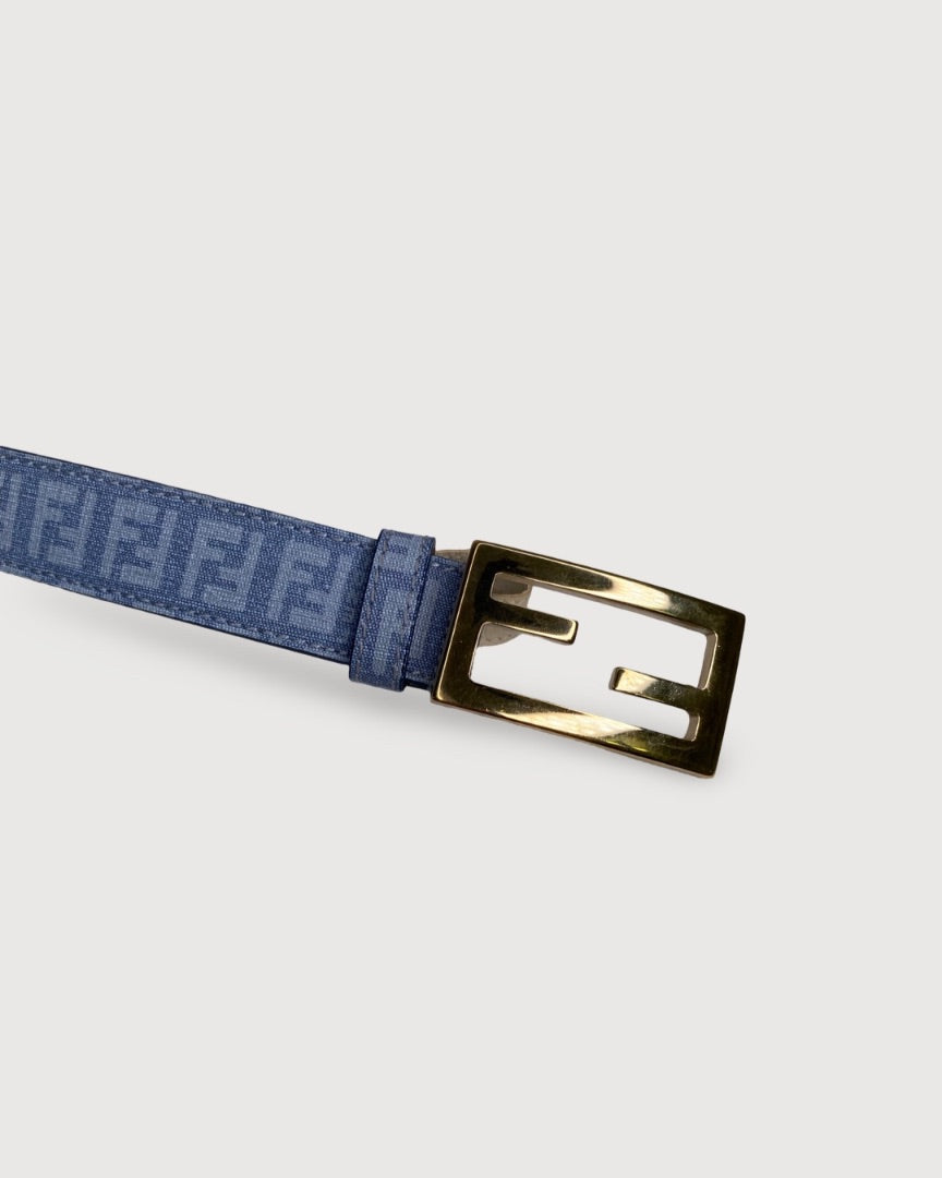 Blue Fendi Belt, 36inch