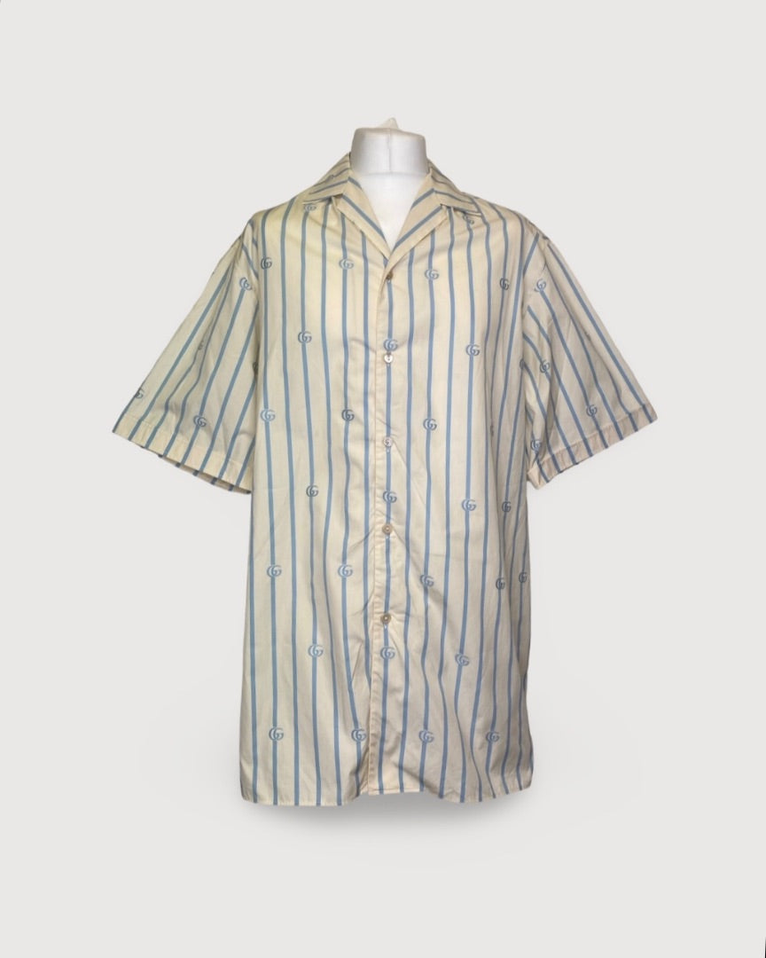 Gucci Short Sleeve Shirt Cream L