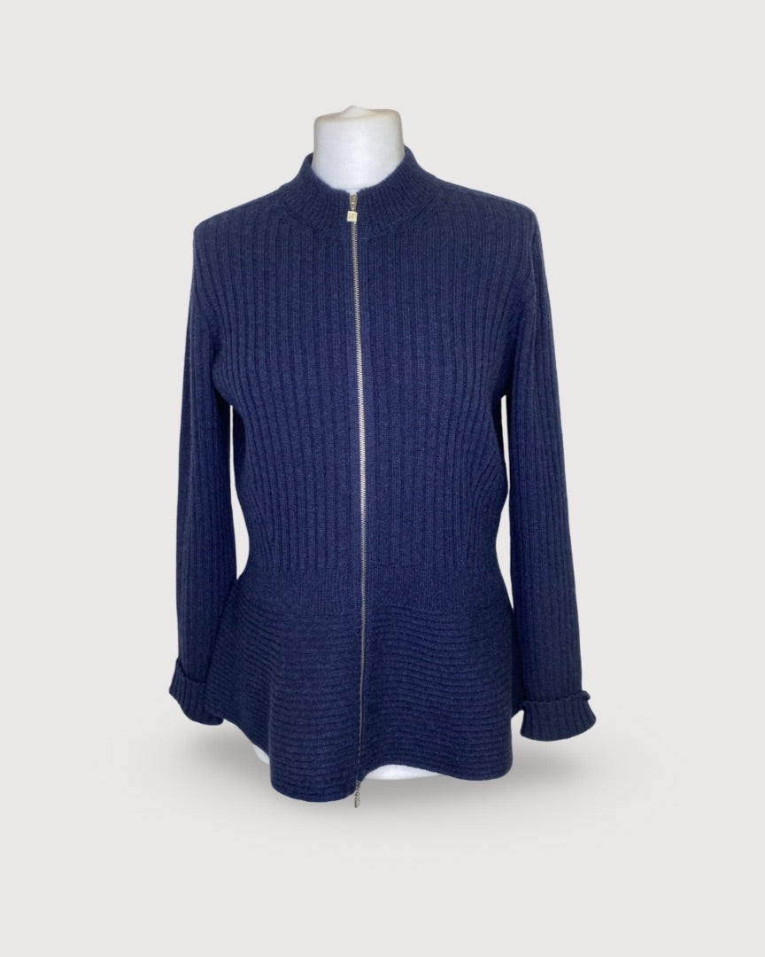 Navy d. exterior Cardigan, L