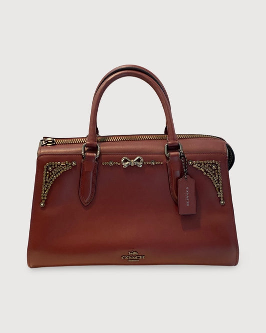 Burgundy Coach Handbag