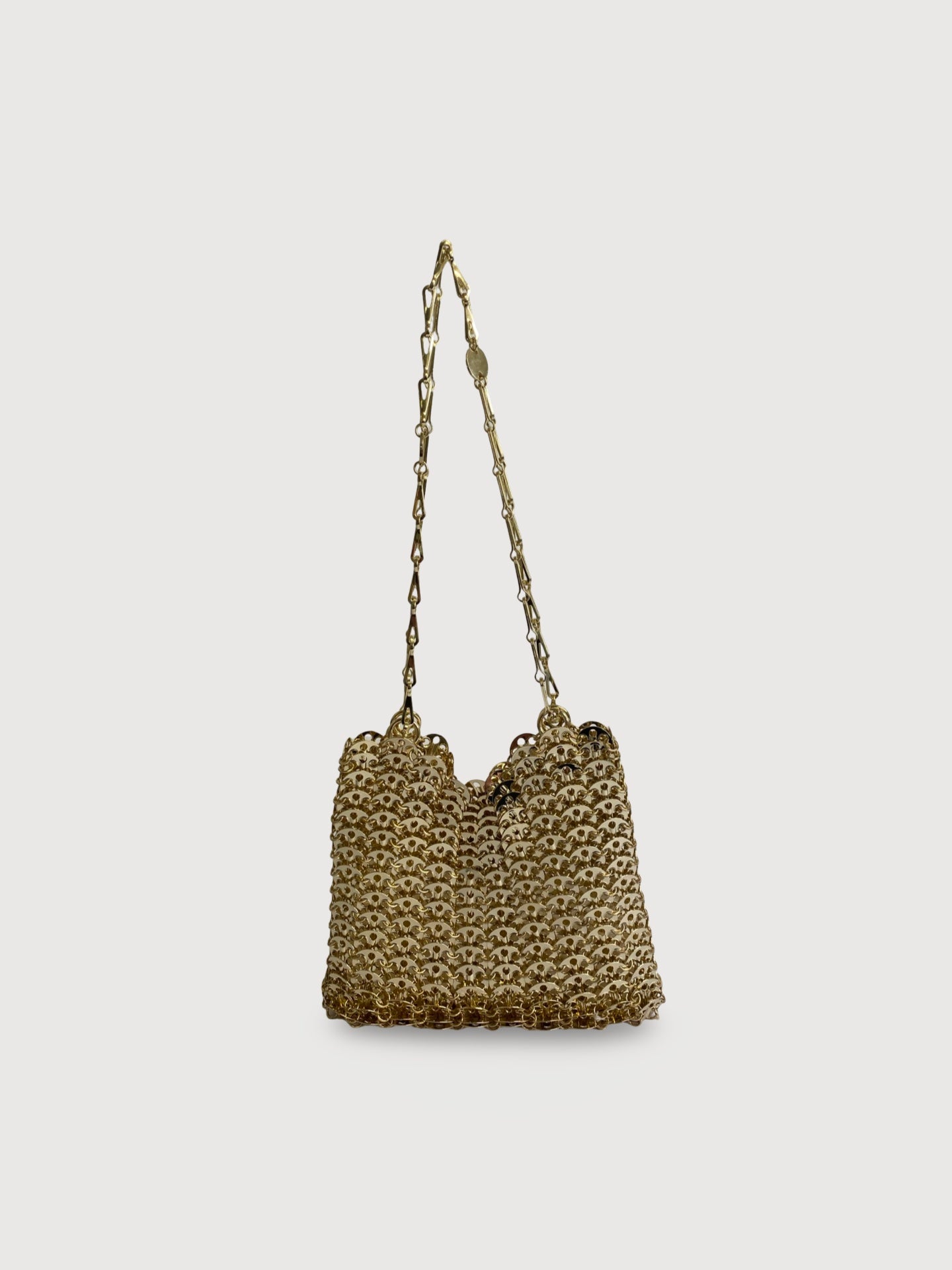 Gold Paco Rabanne Handbag