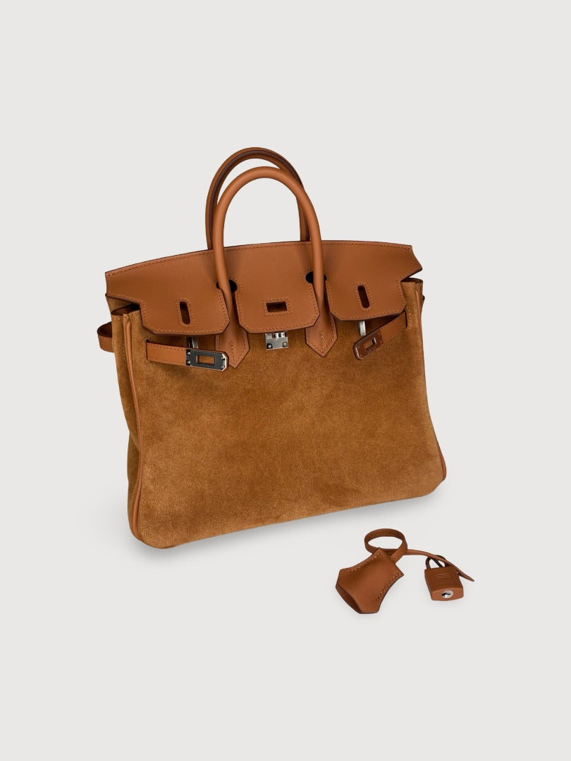 Chamois/Gold/Grizzly Swift Hermes Birkin, 25