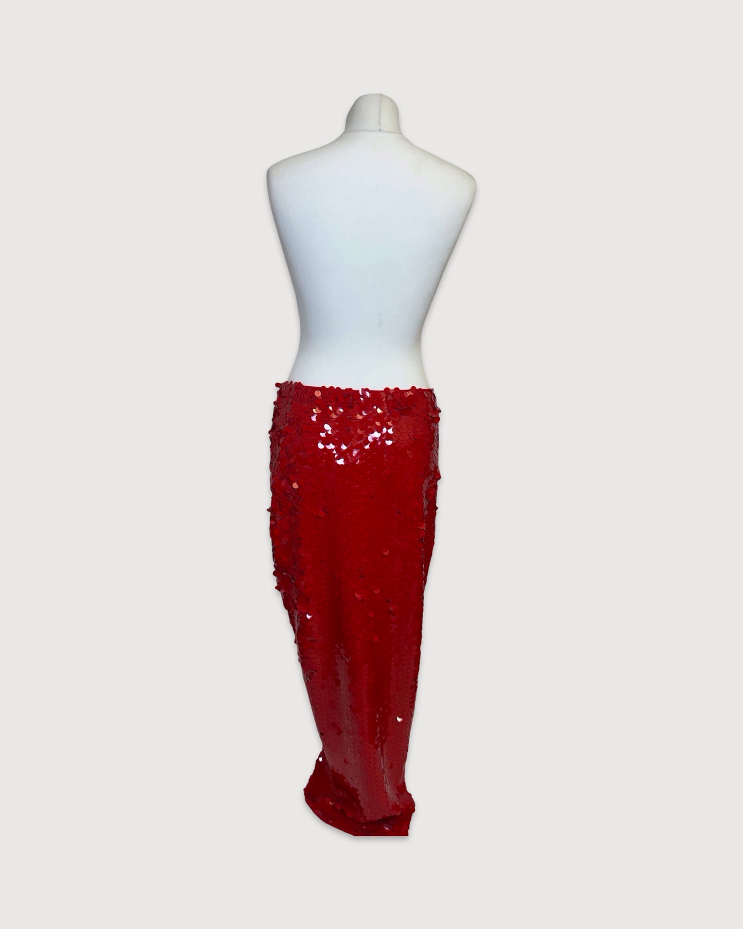 Red Rotate Skirt, 12