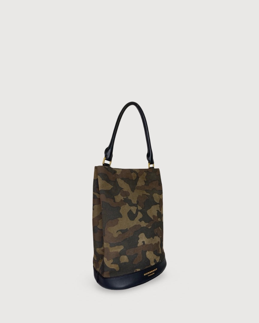 Burberry Camo Bucket Bag Camo