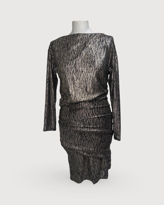 Silver Maje L/S Dress, S