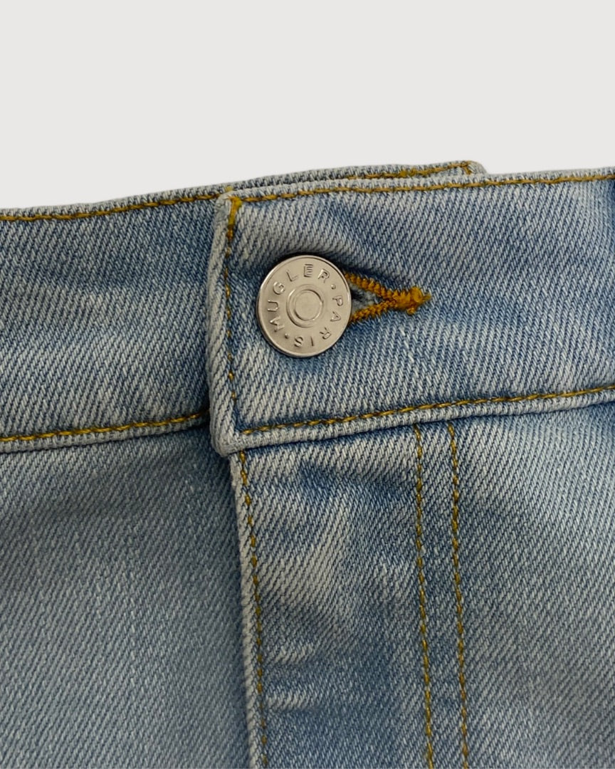 Blue Mugler Jeans, 10