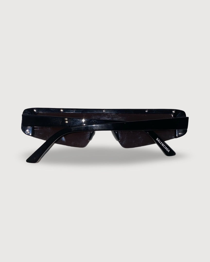 black Balenciaga Sunglasses