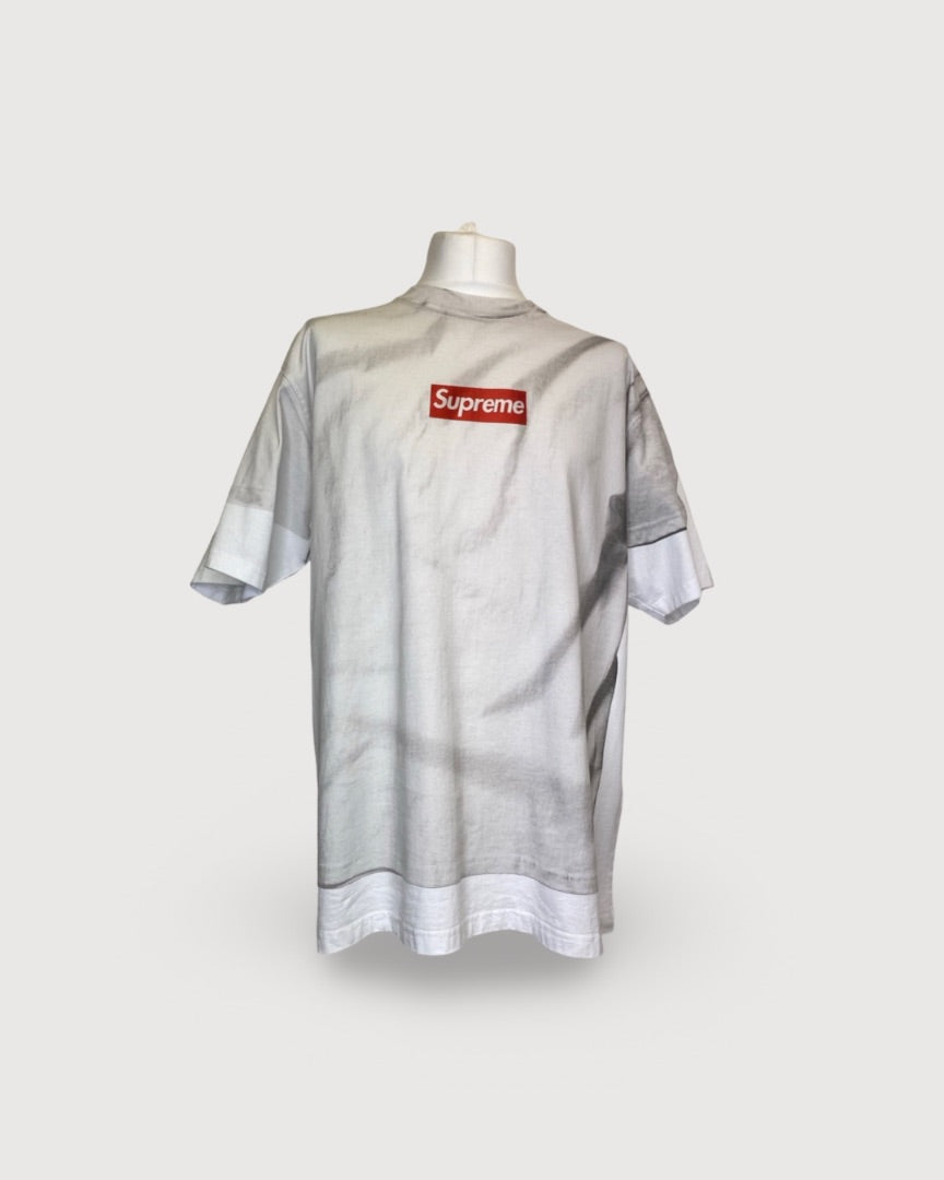 White Supreme X MM6 T-shirt, XL