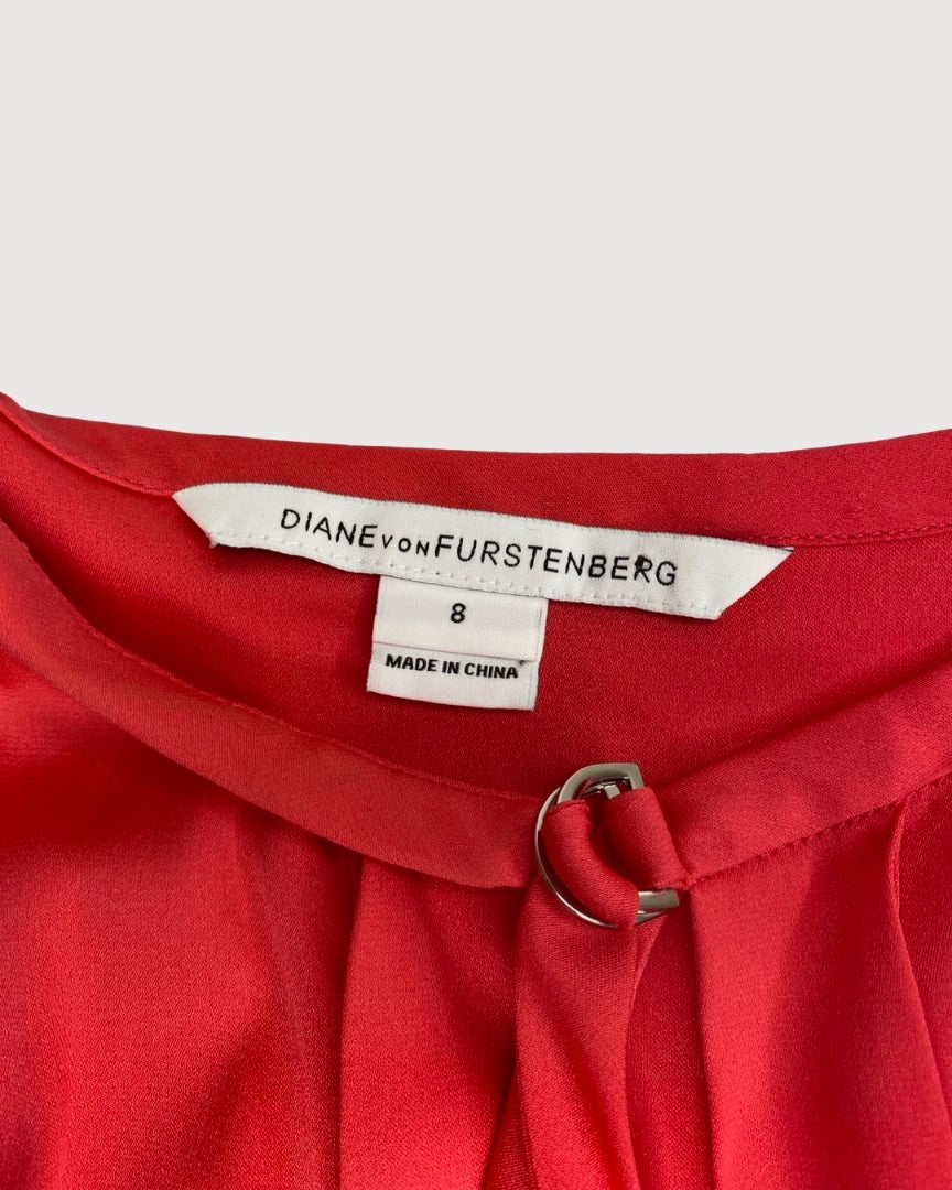 Pink Diane Von Furstenberg Blouse, 12