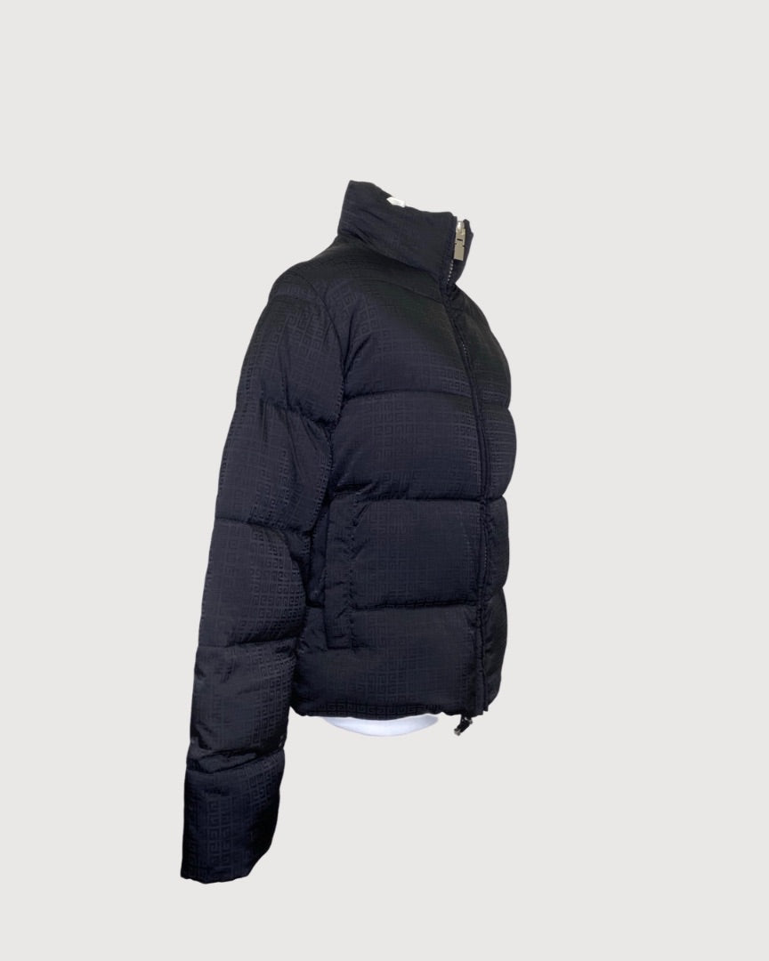 Black Givenchy Monogram Puffer Jacket, 48