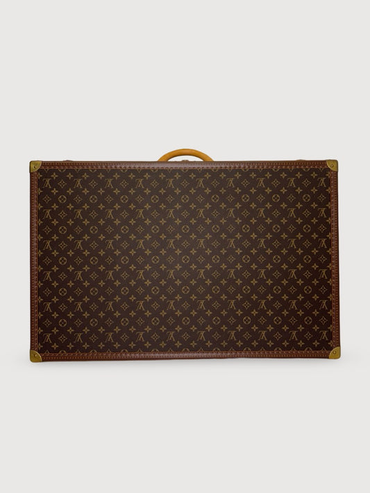 Brown Louis Vuitton Alzer 80 Suitcase, Large 80