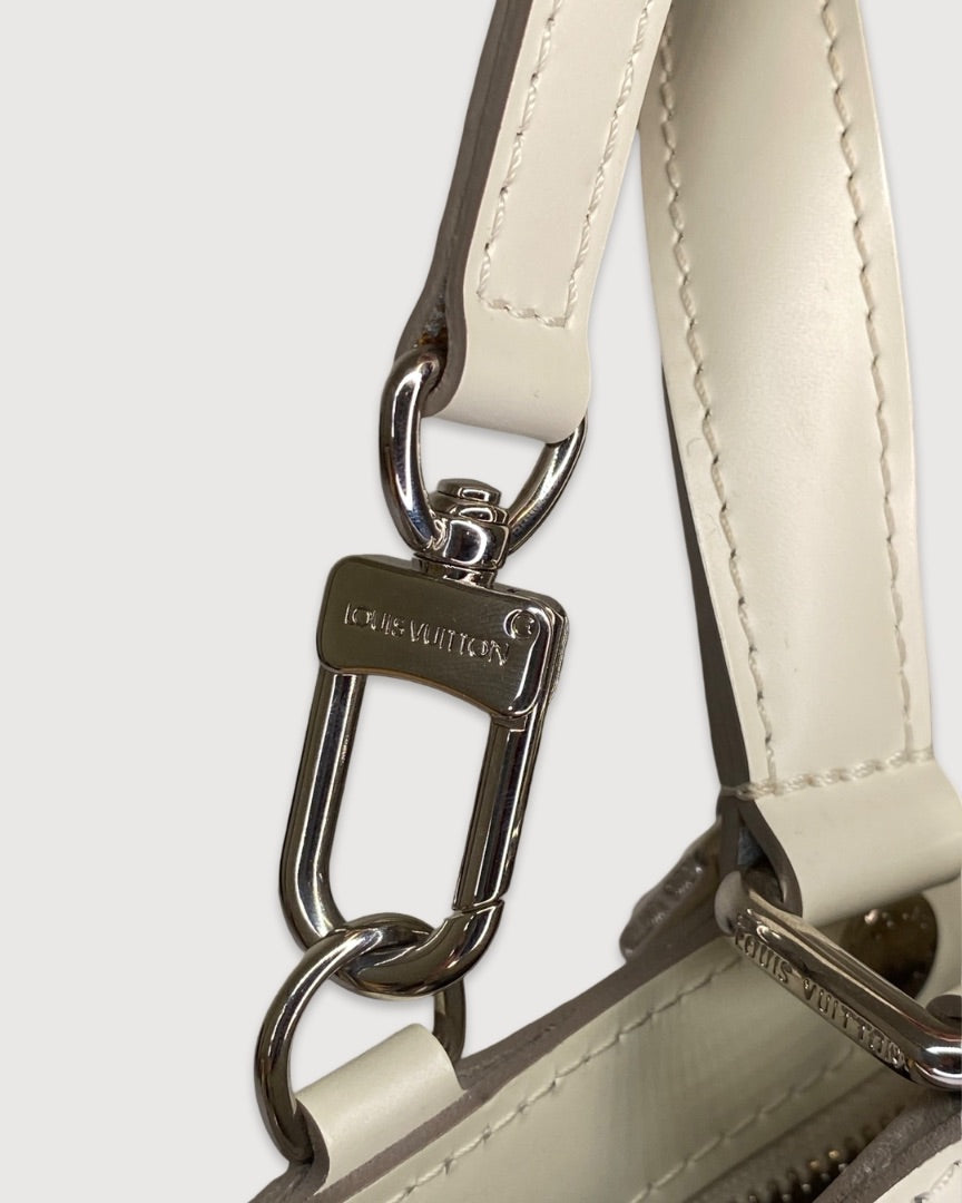 Cream Louis Vuitton Brea MM Tote
