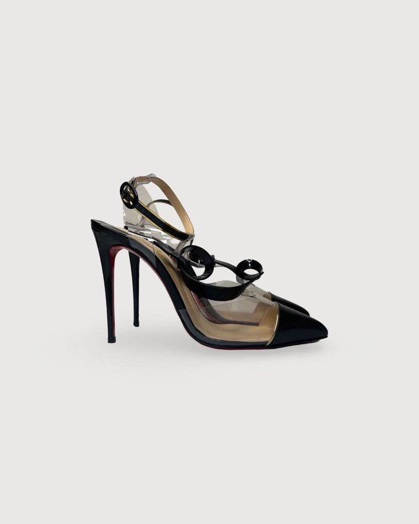 black Christian Louboutin Shoes, 38