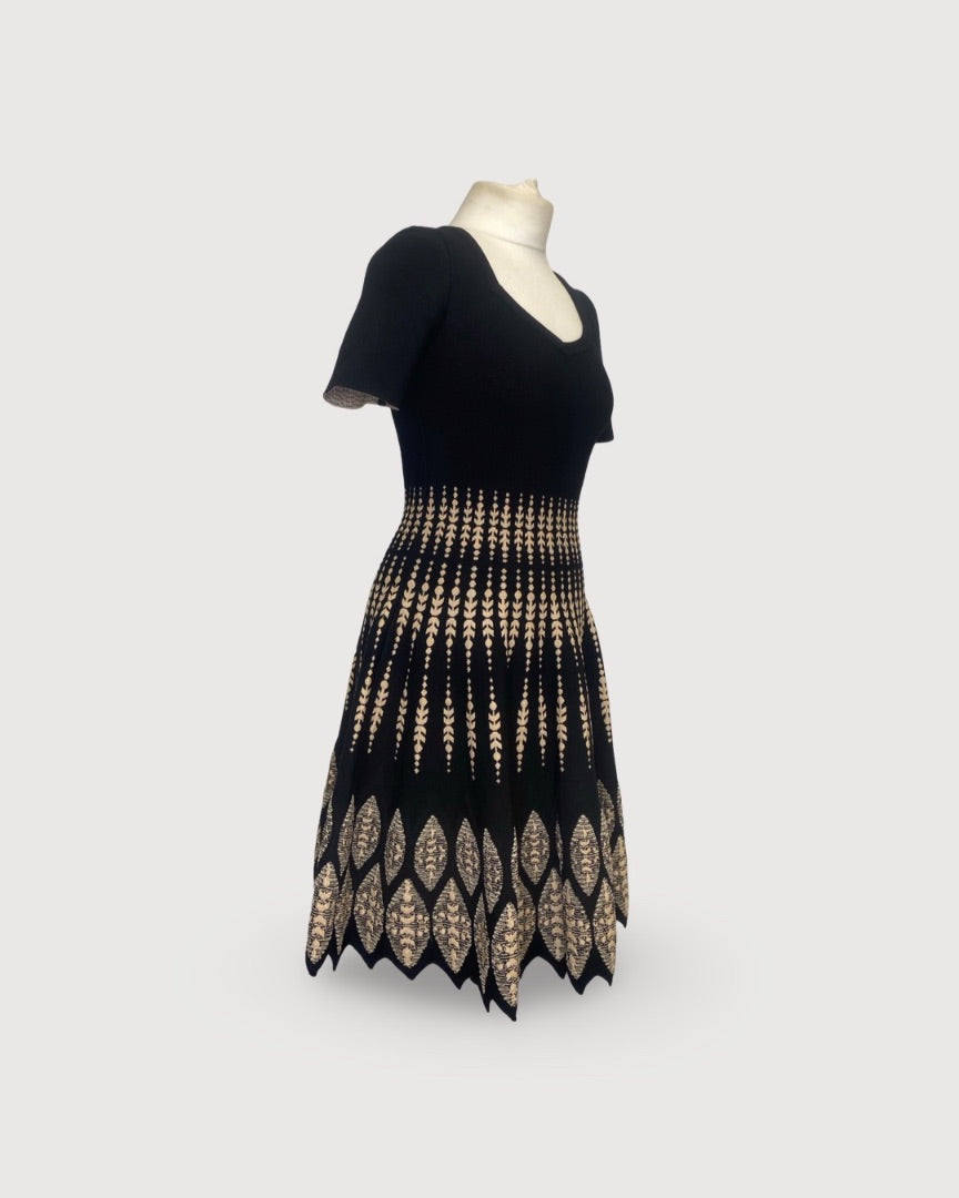 Alaia Dress Black/ Nude 12