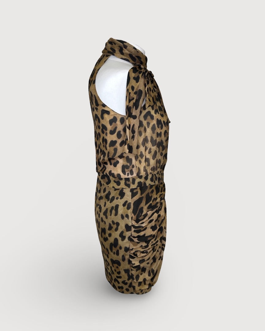 leopard Balmain Dress, 10