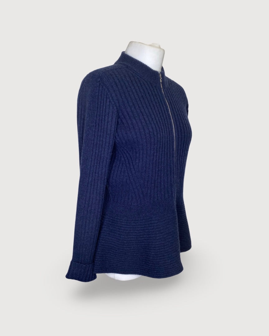 Navy d. exterior Cardigan, L