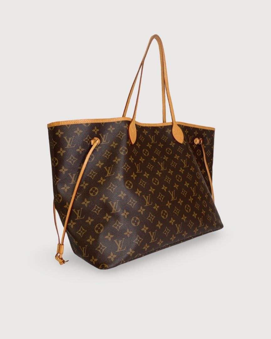 Brown Louis Vuitton Neverfull, OS