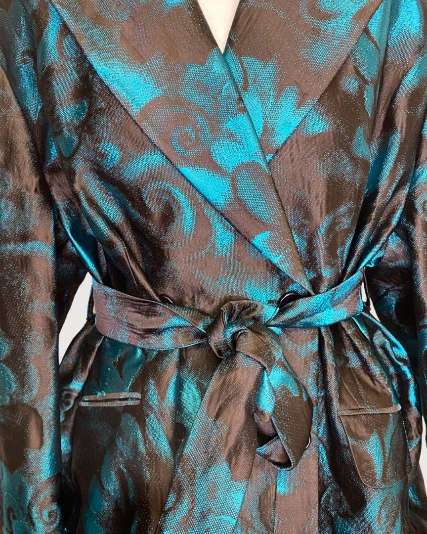 Black patterned Dries Van Noten Jacket, 42