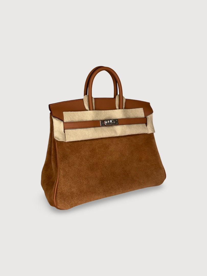 Chamois/Gold/Grizzly Swift Hermes Birkin, 25