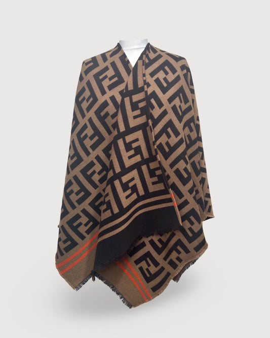 Monogram Fendi Poncho