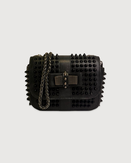 Black Christian Louboutin Studded Mini Bag