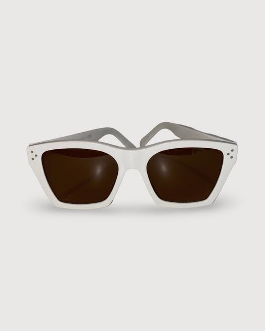 Cream Celine Cat Eye Sunnies