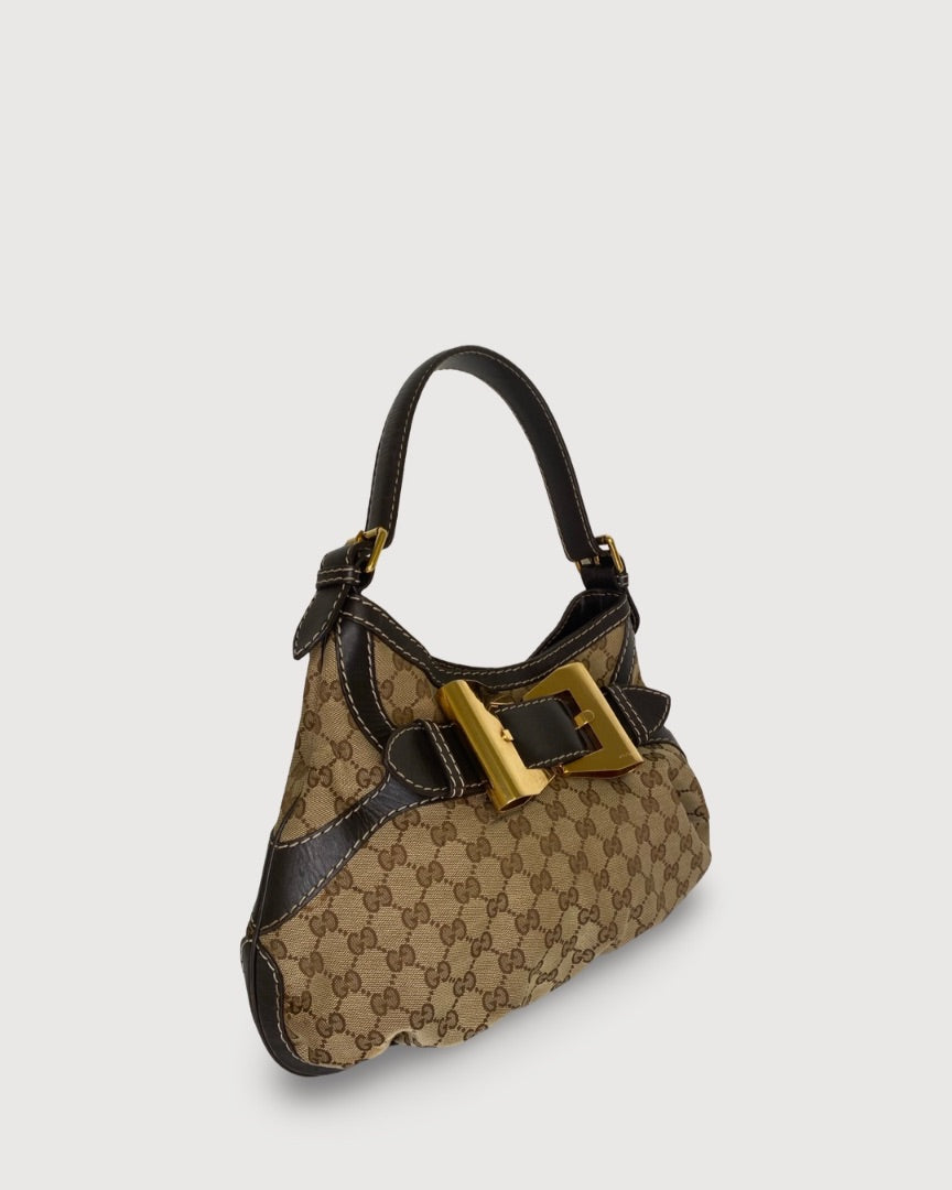 Brown Gucci Queen hobo bag