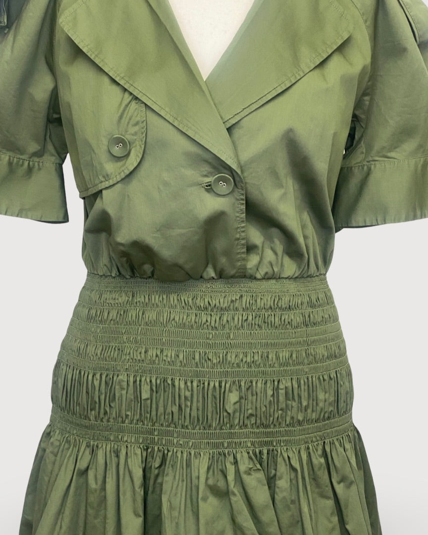 Self Portrait Dress Khaki 10