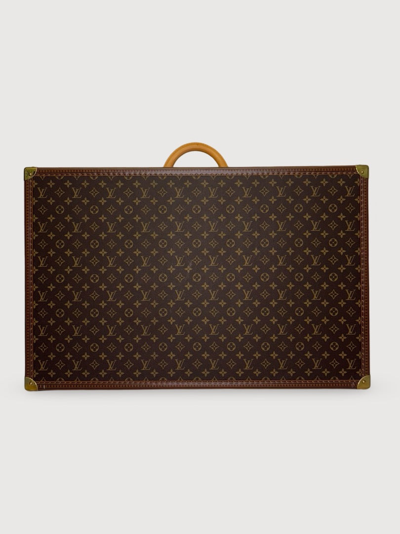 Brown Louis Vuitton Alzer 80 Suitcase, Large 80