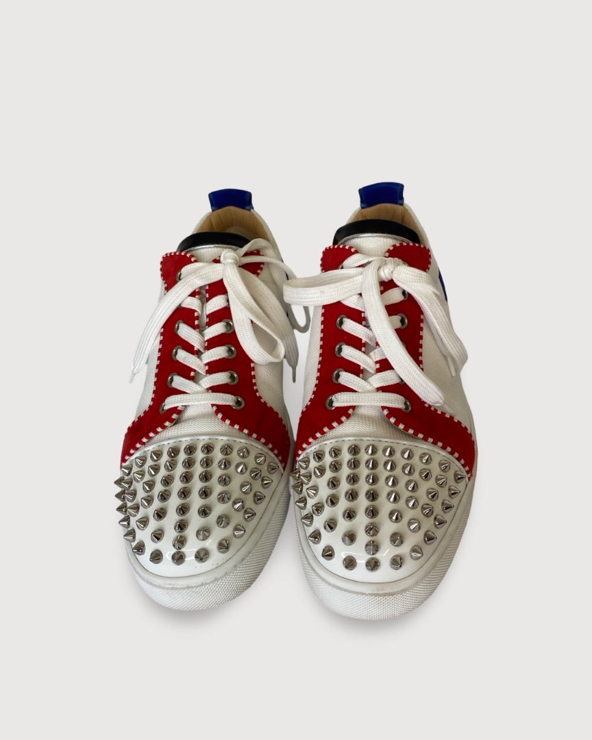 White/ Red/ Blue Christian Louboutin Trainers, 43
