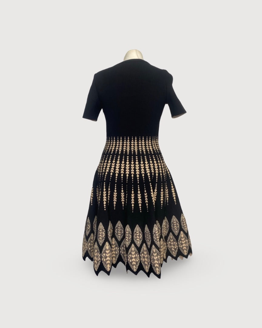 Alaia Dress Black/ Nude 12
