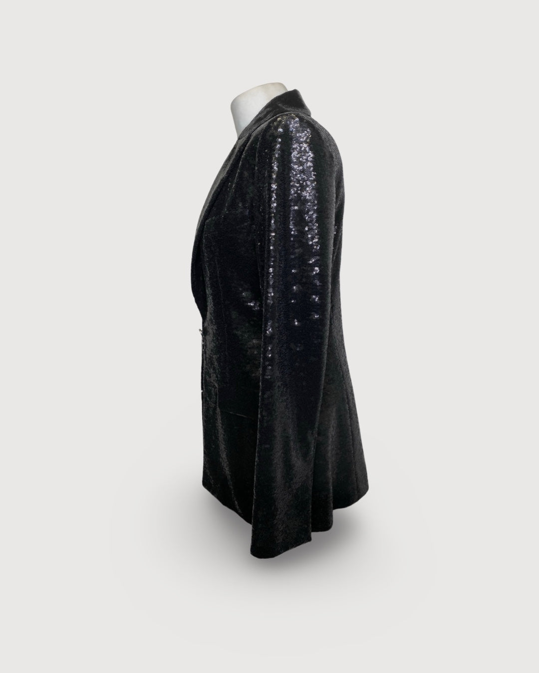 Black Chanel Sequin Jacket