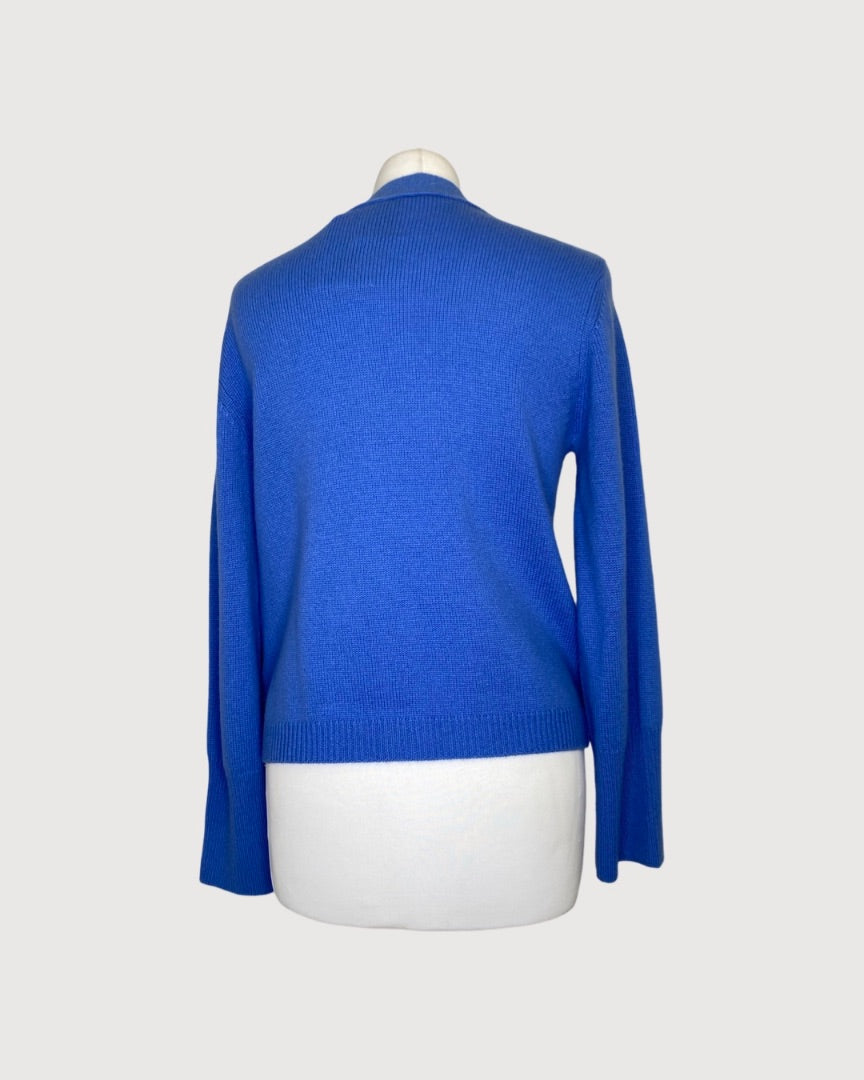 Blue Van Kukil Cardigan, Small