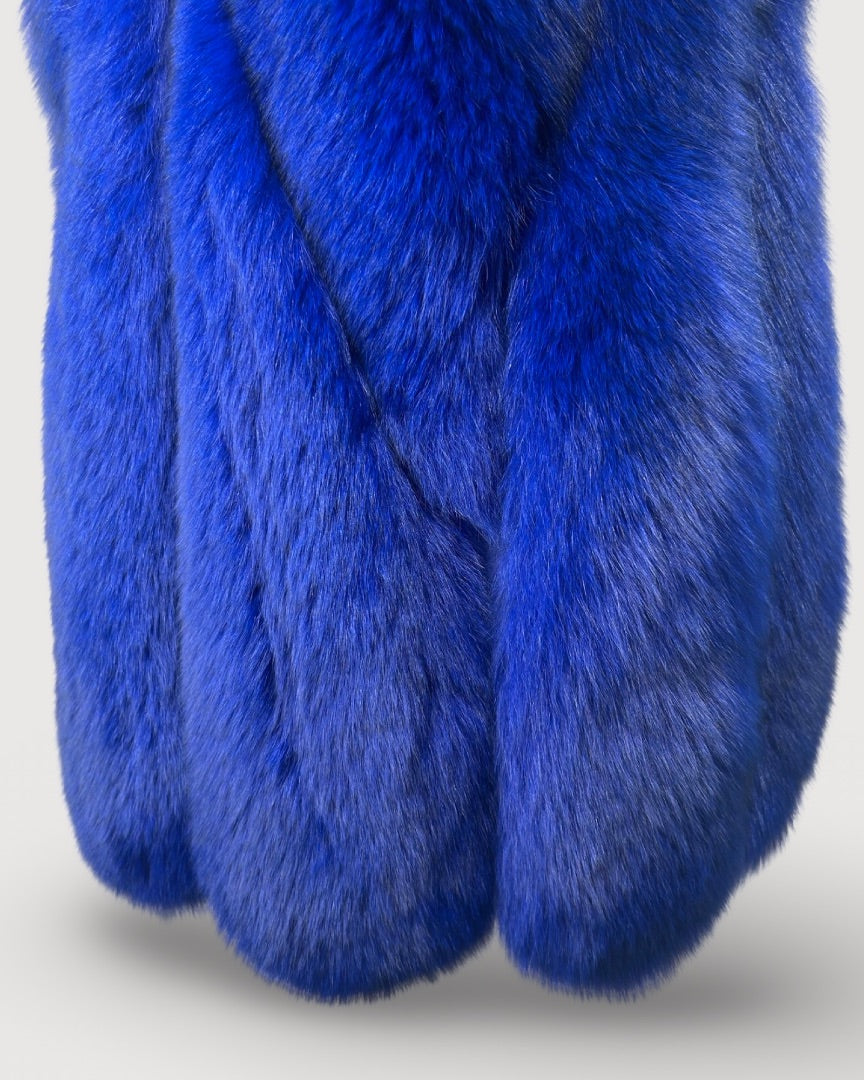 Blue Doud Fur Gilet