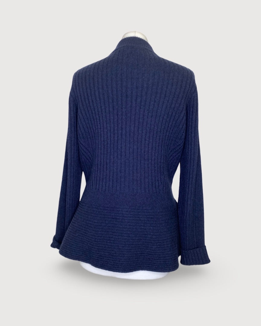 Navy d. exterior Cardigan, L