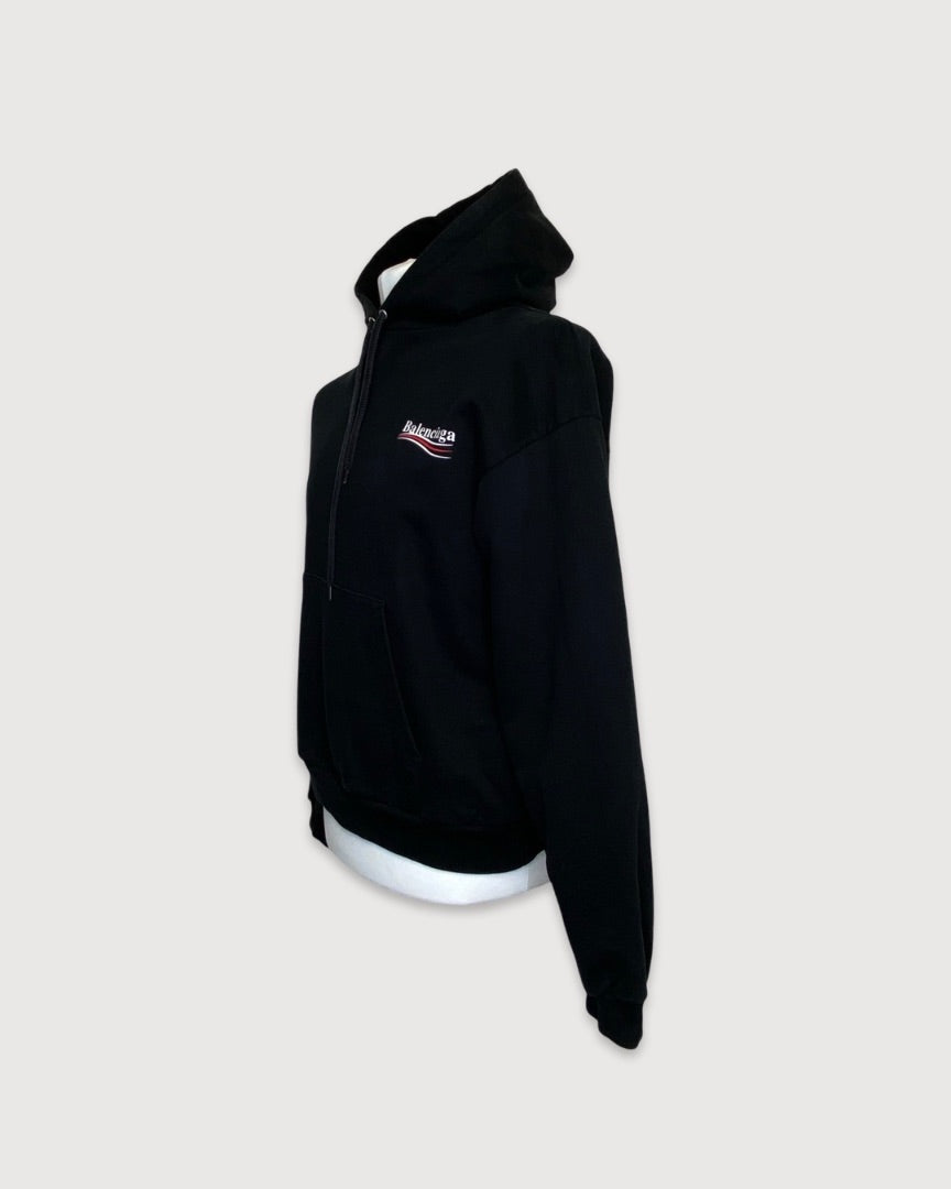 Black Balenciaga Hoodie, L