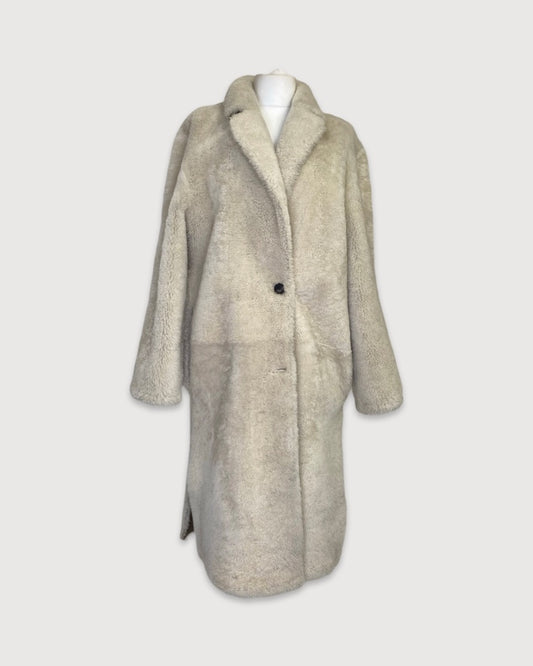 cream Allsaints Coat