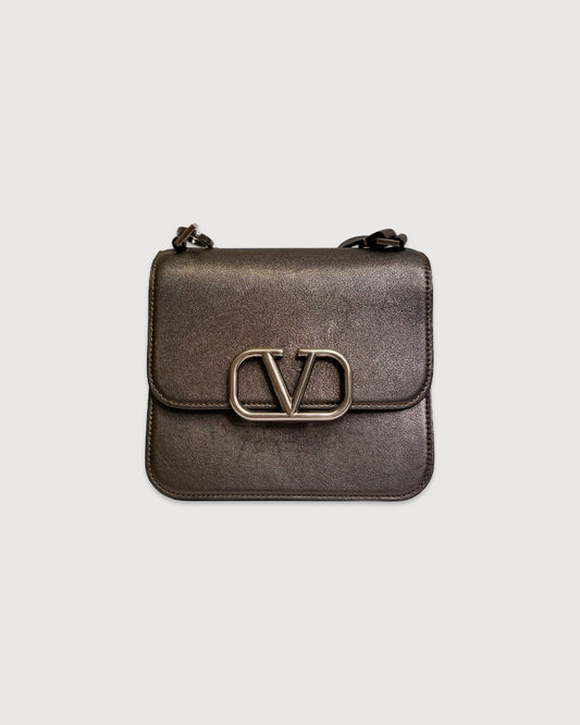 Metallic Valentino V SLing Bag