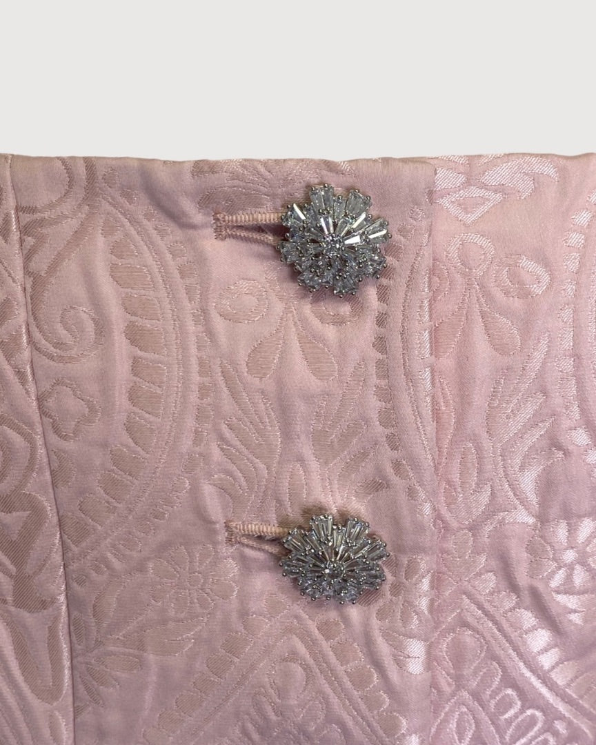 Love Shack Fancy L/S Dress Pink 10