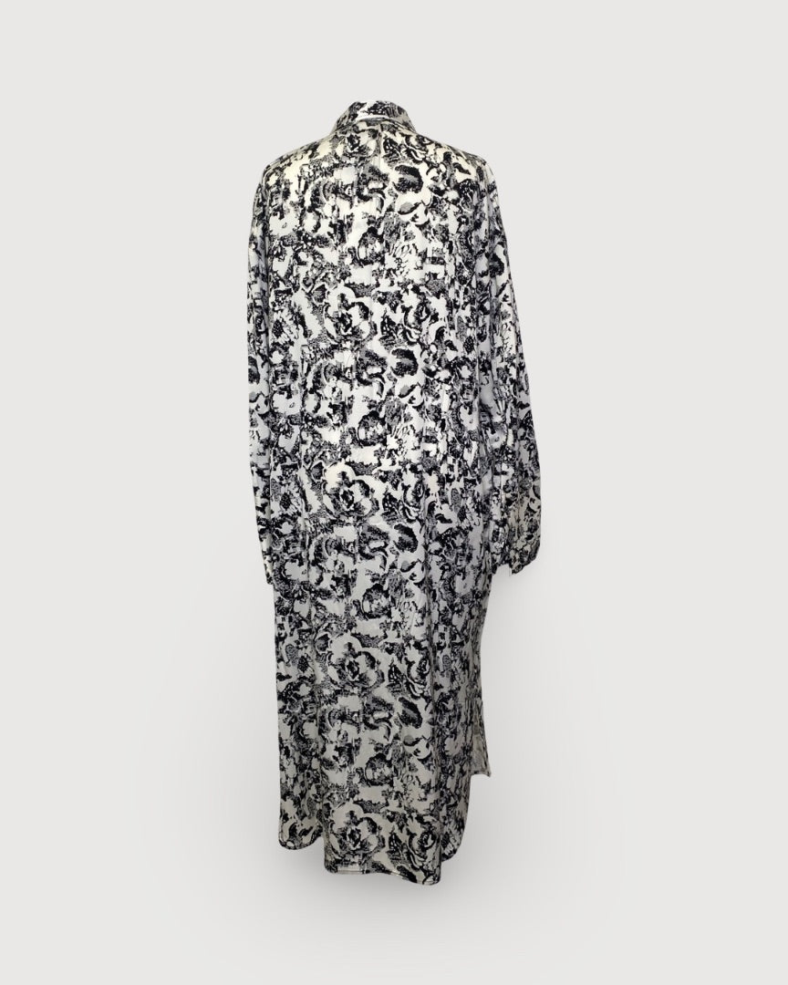 White/black patterned Day Birger Et Mikkelsen Dress, 38