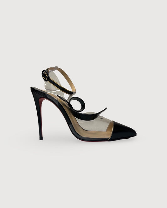 black Christian Louboutin Shoes, 38