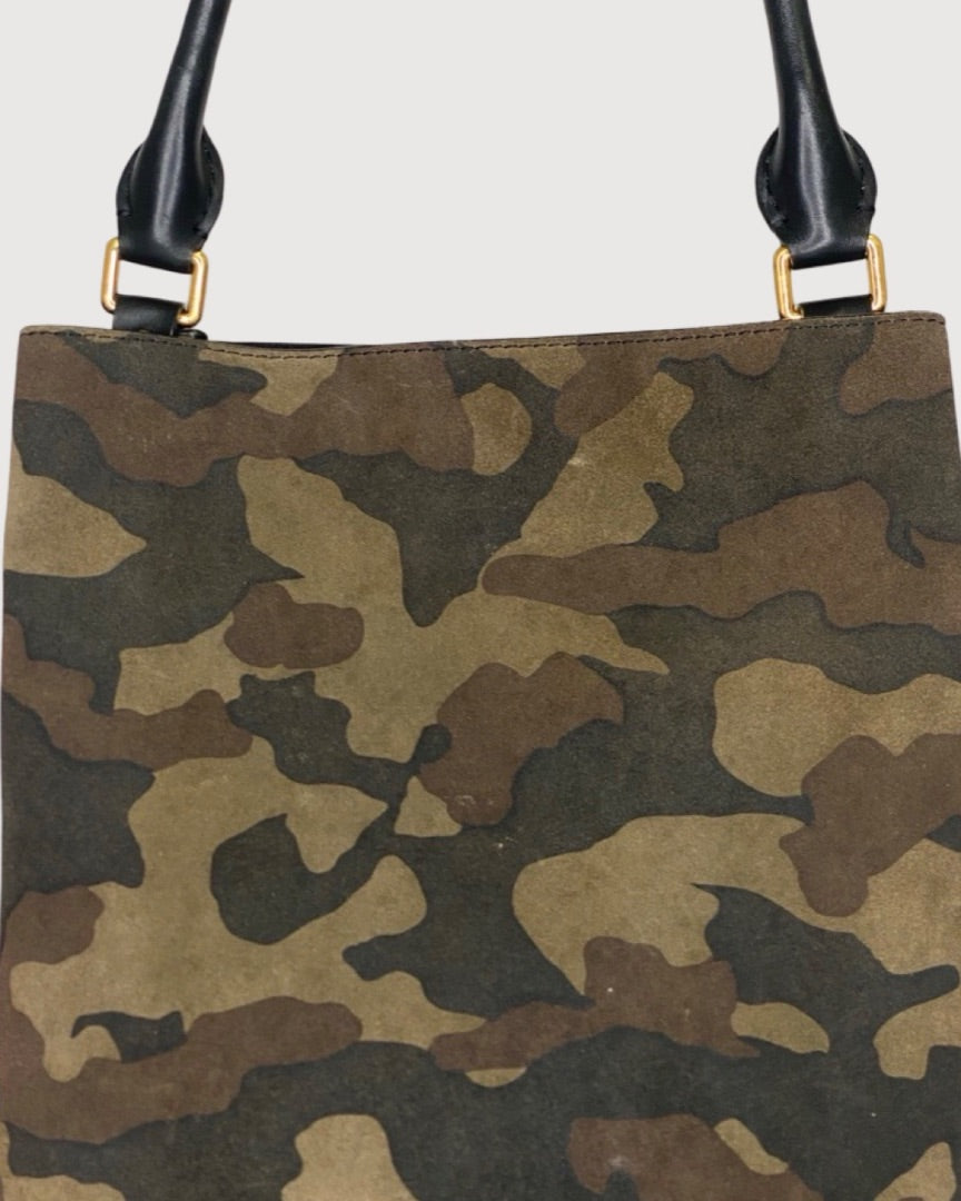 Burberry Camo Bucket Bag Camo