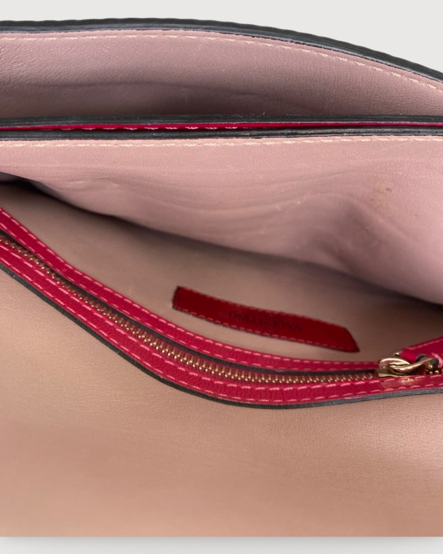 Valentino Rockstud Clutch Pink