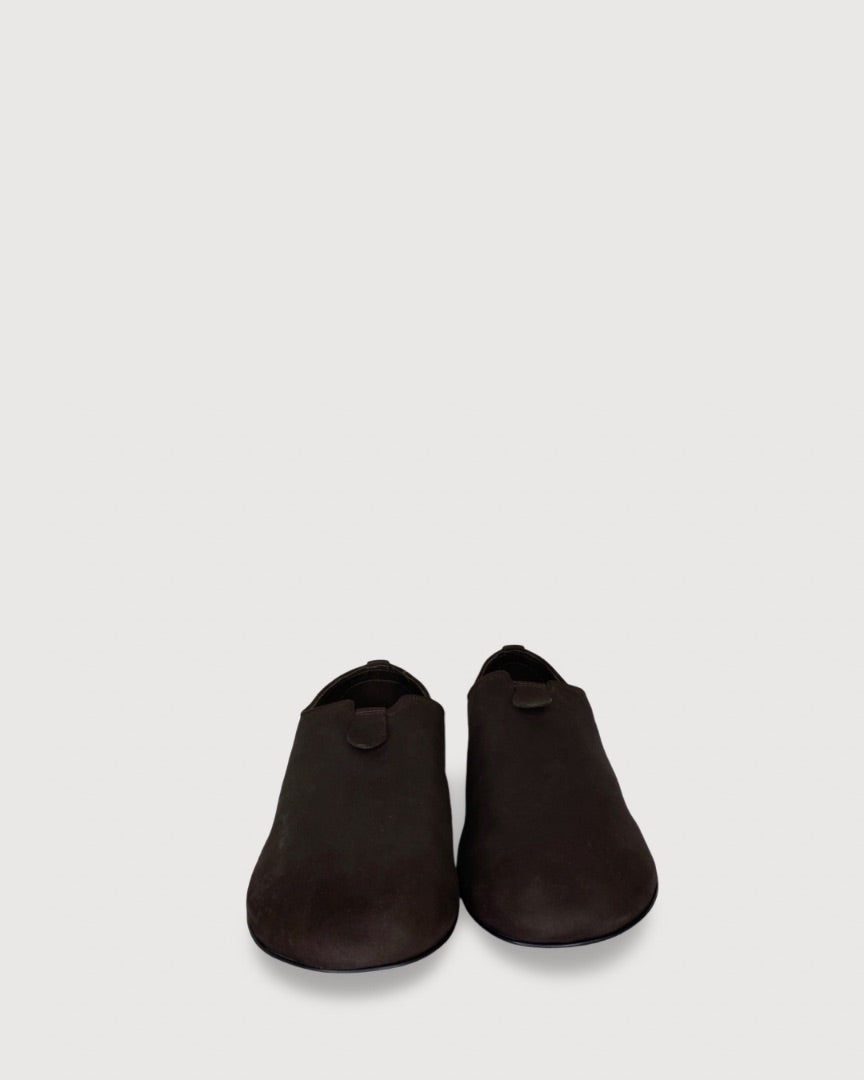 Loro Piana Floaty Nobuck Loafers Brown 36.5
