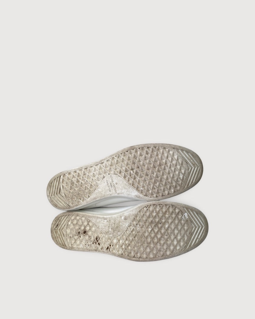 White Louis Vuitton Shoes, UK 8.5