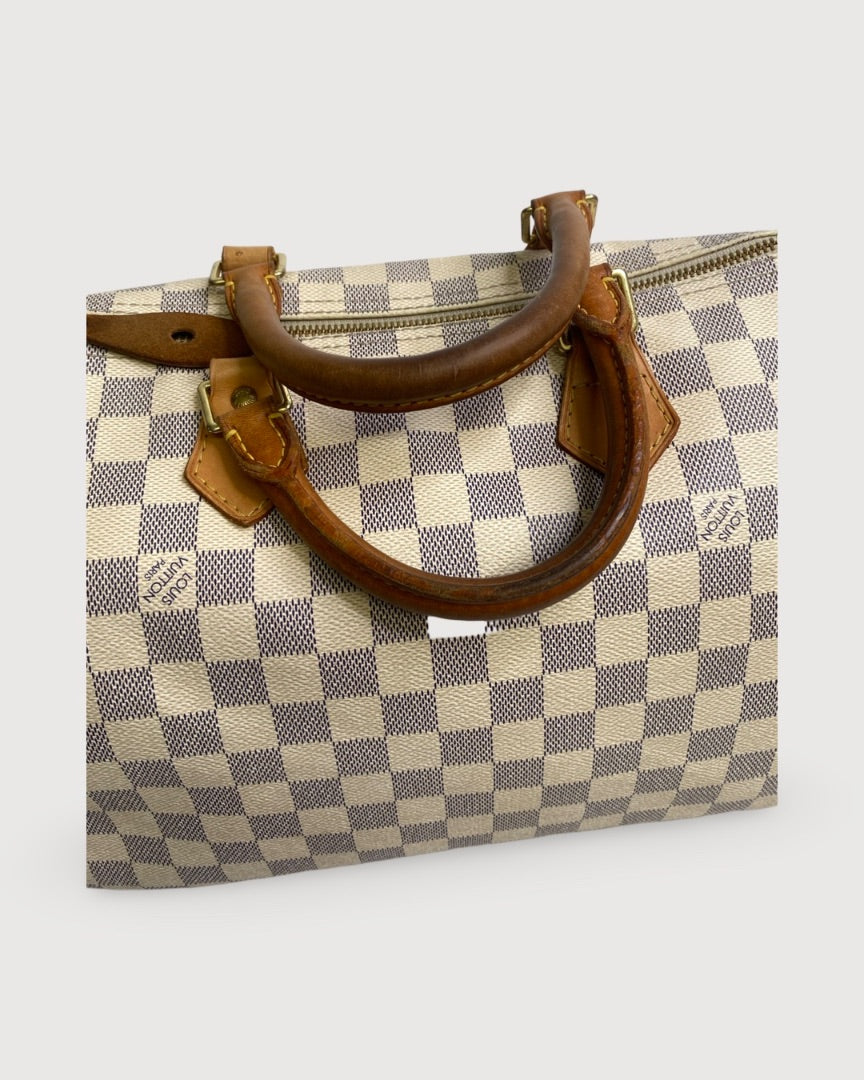 Azure Louis Vuitton Check SpeedyBag