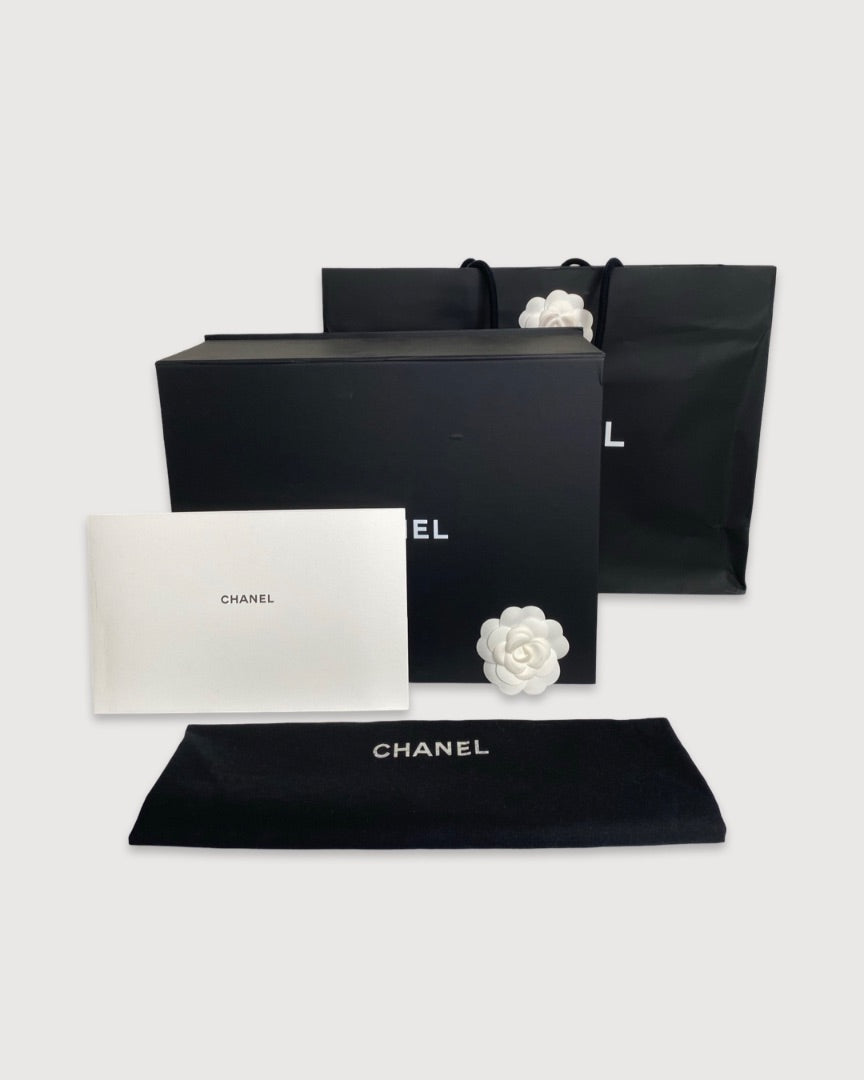 Chanel Patent Medium Classic Flap Bag Black